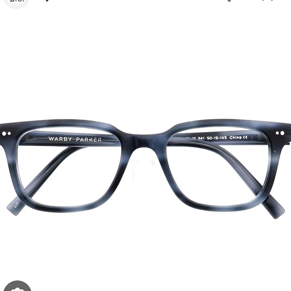 Warby Parker Conley W 341 Glasses-Arctic Blue